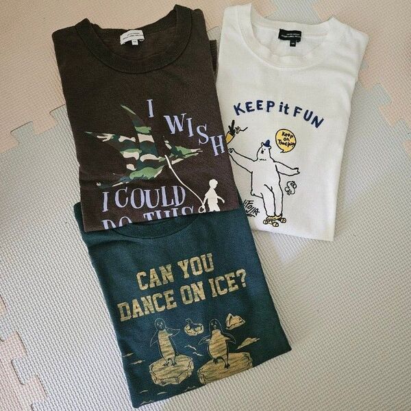 キッズ Tシャツ 半袖 グリーンレーベルリラクシング 135
