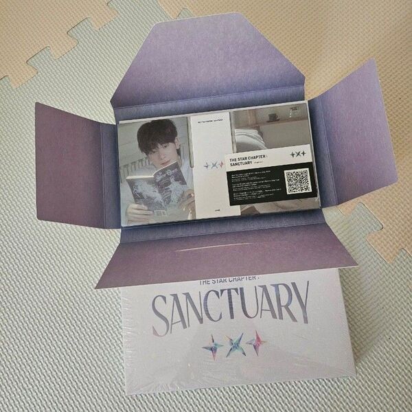 開封済み テヒョン ヒュニンカイ TXT SANCTUARY ANGEL テヒョンのみトレカなし