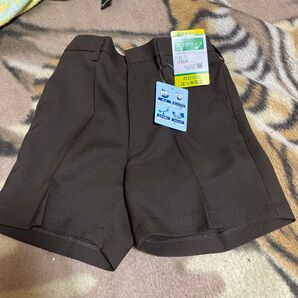 学生服 丈長い半ズボン 150A 茶色