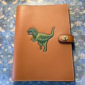 完売品!COACH システム手帳 恐竜 ブラウン