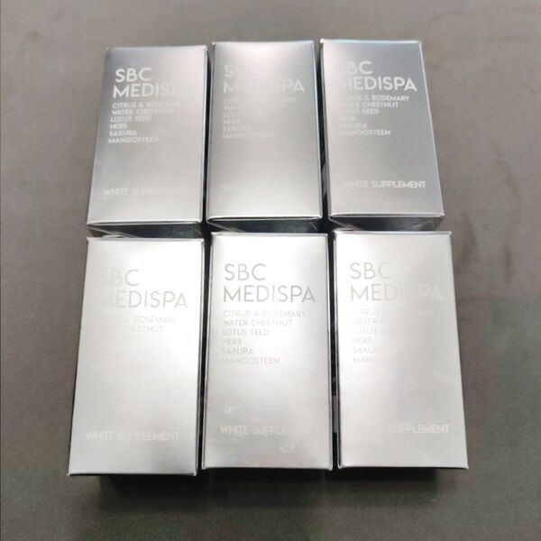 【6個セット】SBC MEDISPA ホワイトサプリメント 飲む日焼け止め 湘南美容外科 クリニック SBC 新品 ホワイトサプリ