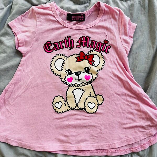 アースマジック Tシャツ トップス カットソー ワンピース