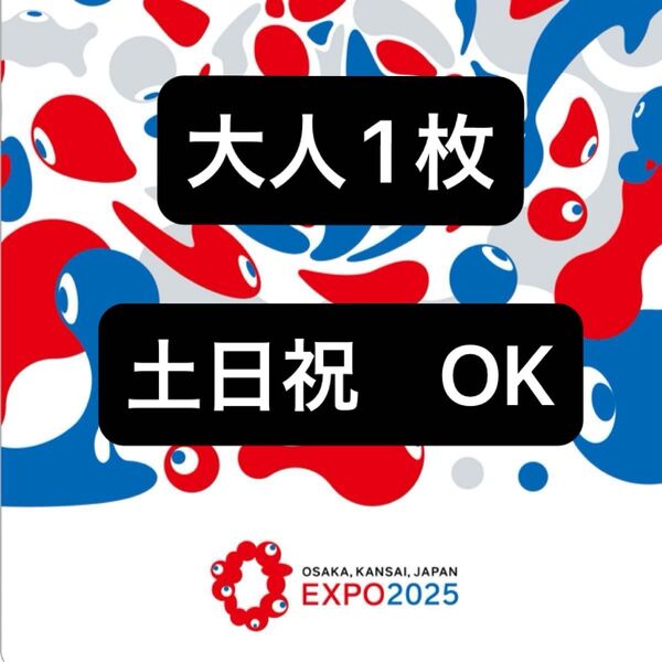 【大阪関西万博 1日入場】EXPO2025 万博チケット 入場チケット 一日券