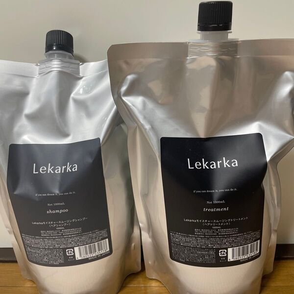 lekarka シャンプーとトリートメント1000mlセット
