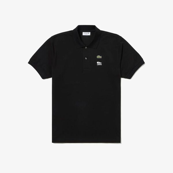 LACOSTE ポロシャツ 黒 サイズ4 ONE PIECE コラボ Mサイズ