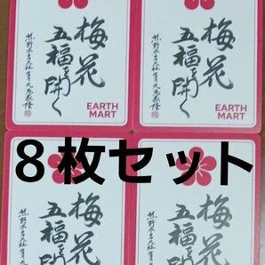 大阪万博 関西万博 梅干し 引き換え券 EARTH MART 8枚セット