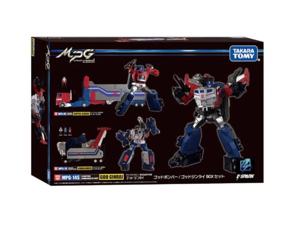 未開封新品 タカラトミーモール限定 MPG-14S ゴッドボンバー/ゴッドジンライBOXセット トランスフォーマー