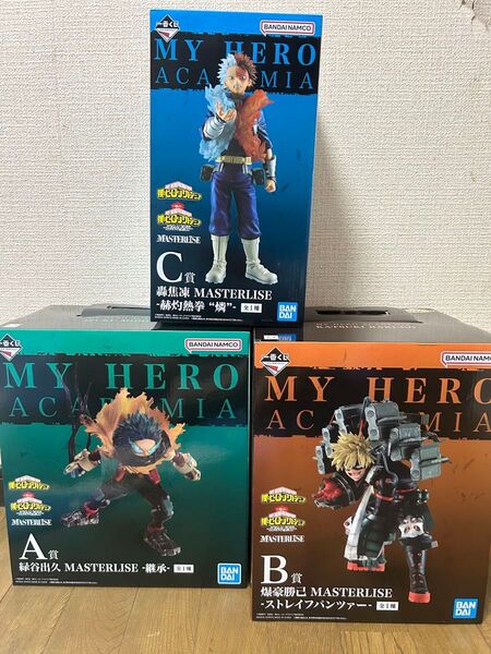 僕のヒーローアカデミア 一番くじ フィギュアセット -連なる星霜- A賞 B賞 C賞