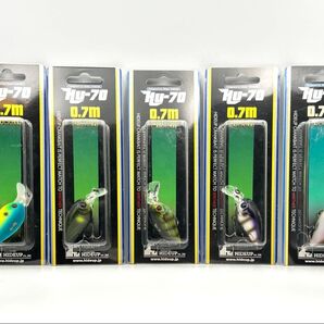 HIDEUP ハイドアップ HU-70 クランクベイト 5個セット HSMGB