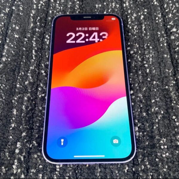iPhone12 256GB simフリー