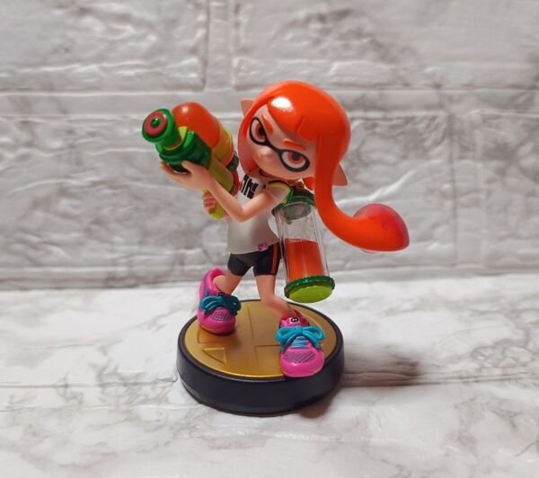 初期化済 スプラトゥーン amiibo ガール インクリング 大乱闘スマッシュブラザーズ Splatoon アミーボ