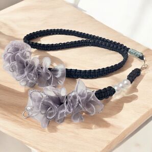 カラー変更可能 パラコード 2wayスマホショルダーストラップ リボン