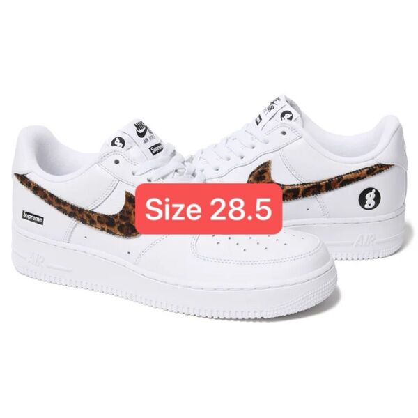 GOODENOUGH × Supreme × Nike Air Force 1 Low "White/Leopard"