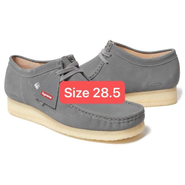 Supreme × Clarks Reflective Wallabee "Silver" (25SS Week 17)