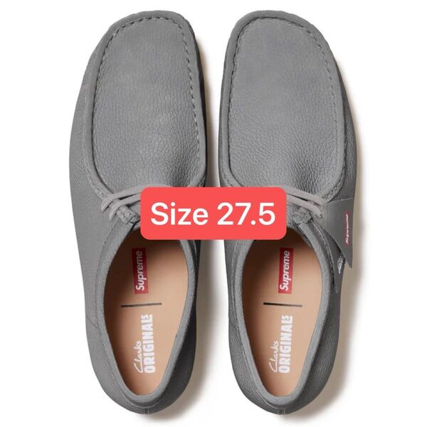 Supreme × Clarks Reflective Wallabee "Silver" (25SS Week 17)