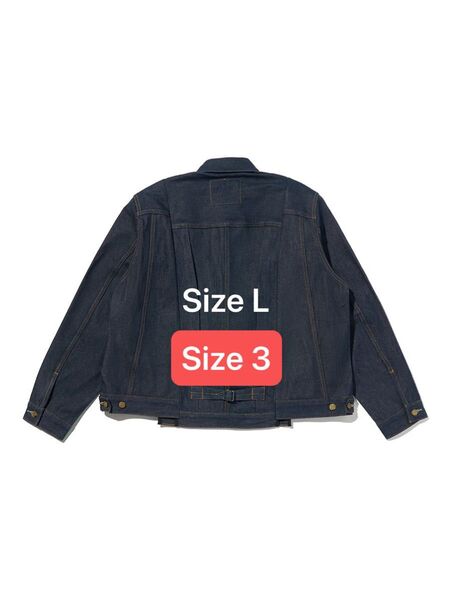 sacai x LEVI'S Men's Denim Jacket "Indigo"