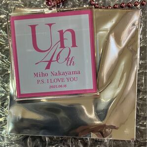 中山美穂さん ジャケットキーホルダー UN40th