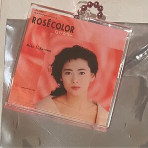 中山美穂さん ジャケットキーホルダー ロゼカラー
