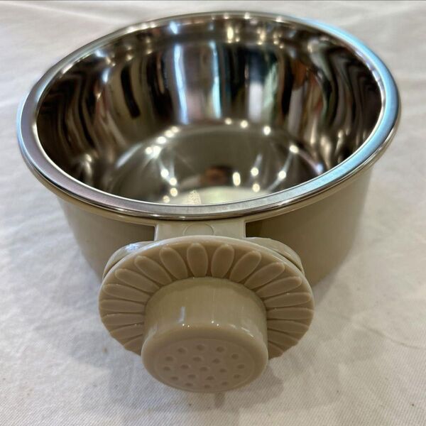 犬 猫 ペット フードボウル サークル固定 食器 水 フード うさぎ 小動物 ステンレス ボウル