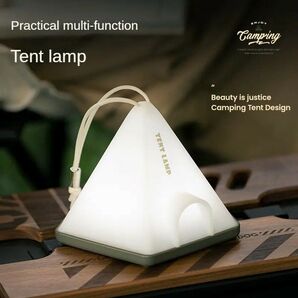 1200mAh 充電式 3段階 調光 ポータブル LED テントライト キャンプ 室内照明476182