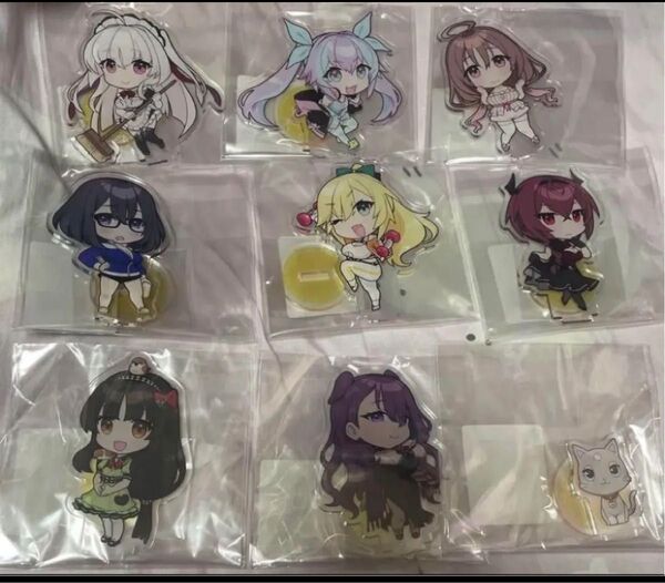 fanzaオンラインくじ スイートホームメイドR SDアクリルフィギュア 9種 コンプ アクスタ アクリルスタンド 彩葉