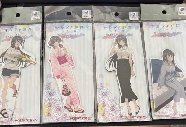 青春ブタ野郎 ボークス秋葉原 ポップアップショップ 桜島麻衣 アクリルスタンド 4種セット アクスタ アクリルフィギュア 青ブタ