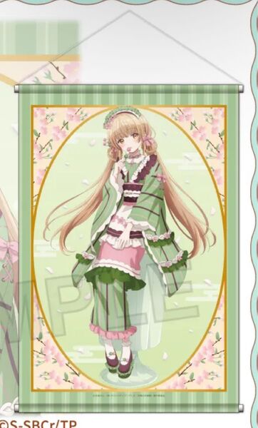 くじコレ お隣の天使様にいつの間にか駄目人間にされていた件 パフェドレスStyle S賞 B2タペストリー 真昼 抹茶パフェ