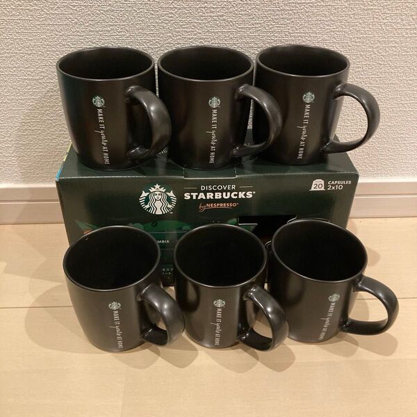 新品未使用 スターバックス マグカップ 6個 スタバ マグカップ Starbucks STARBUCKS