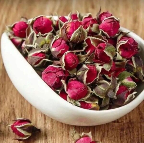 バラ茶ローズティー ハーブティーバラの蕾 50g花茶(バラ茶) 漢方茶健康茶