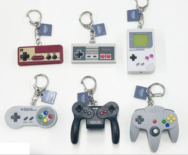 ★任天堂ミュージアム★ 限定キーホルダー 全6種類セット ◆ゲームハードキーホルダーコレクション 1983-1999 パラ売り不可
