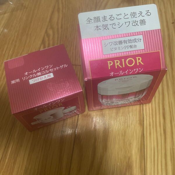 資生堂 PRIOR 薬用リンクル美コルセットゲル つけかえ用90グラム