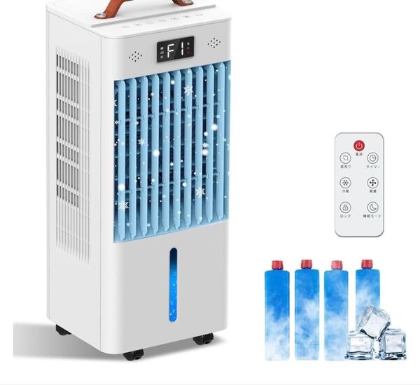 冷風機 冷風扇 機風量6段階 冷房器具 リモコン付き 省エネ タイマー 押しボタン キャスター