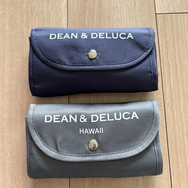 新品DEAN & DELUCA エコバッグ トートバッグ グレー&ネイビー