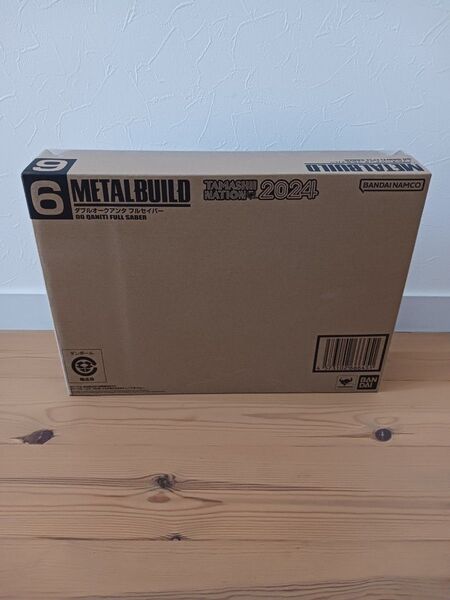 輸送箱未開封 METAL BUILD ダブルオークアンタ フルセイバー 機動戦士ガンダム00 魂ネイション2024 メタルビルド