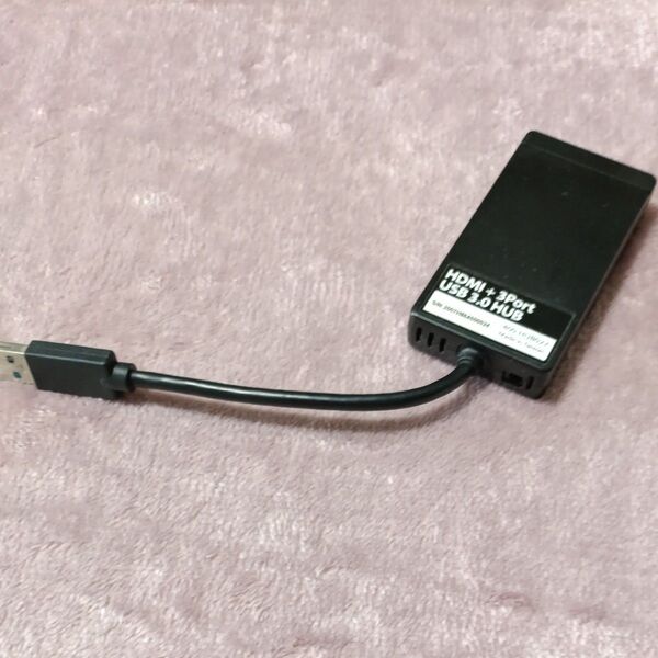 USB3.0 → HDMI 変換アダプタ USB3.0×3ポート 400-HUB027