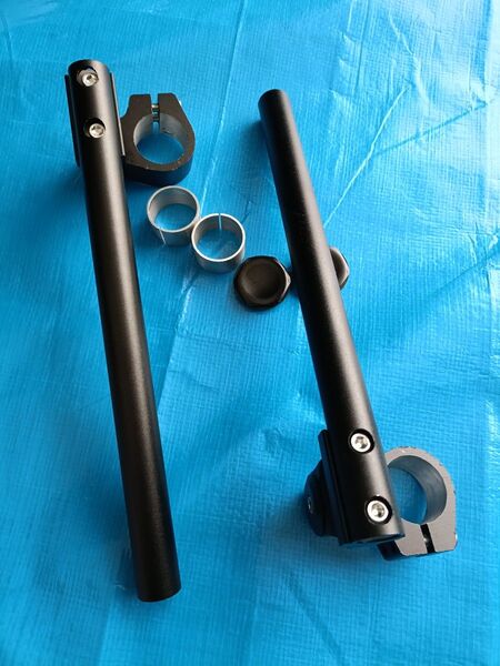 調整式セパハン 33mm 30mm ブラック アルミ セパレートハンドル
