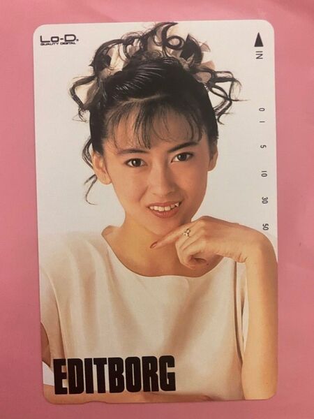 中山美穂 テレホンカード