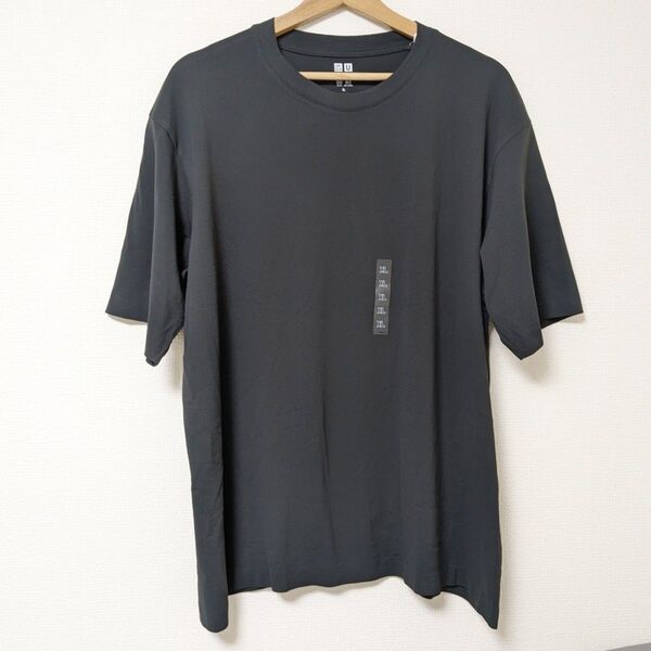 新品「UNIQLO U ドライEXクルーネックTシャツ」XL(ユニクロユー)