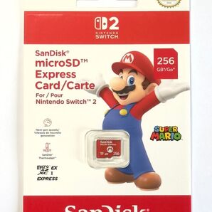 Nintendo switch2 SanDisk microSD Express 256GB マイクロSDカード サンディスク
