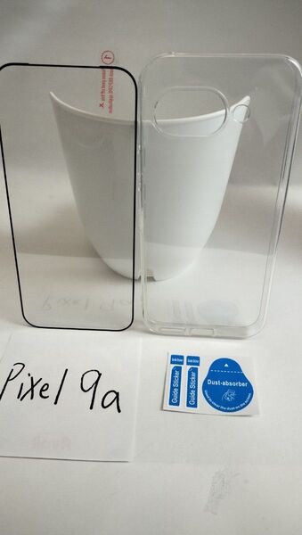 最新機種ケース!Pixel9aクリアケース(保護ガラス+398円)