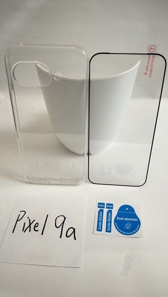 最新機種ケース!Pixel9aクリアケース(保護ガラス+398円)