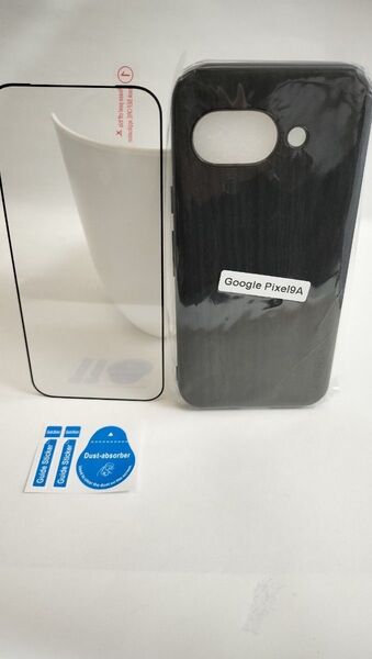 特別値下げ!最新機種ケース!Pixel9a ブラック(保護ガラス+448円)