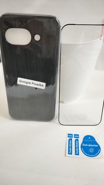 特別値下げ!最新機種ケース!Pixel9a ブラック(保護ガラス+448円)