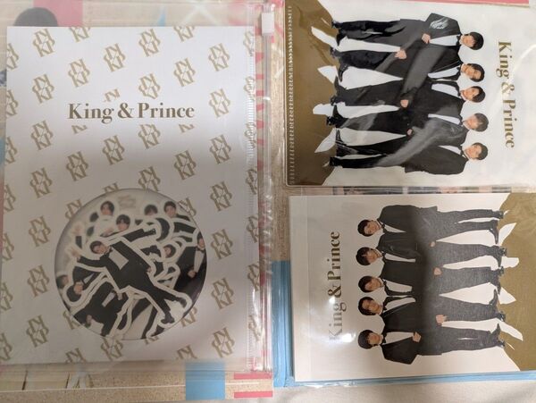 King&Prince メモ帳 フレークシール ミニクリアファイル