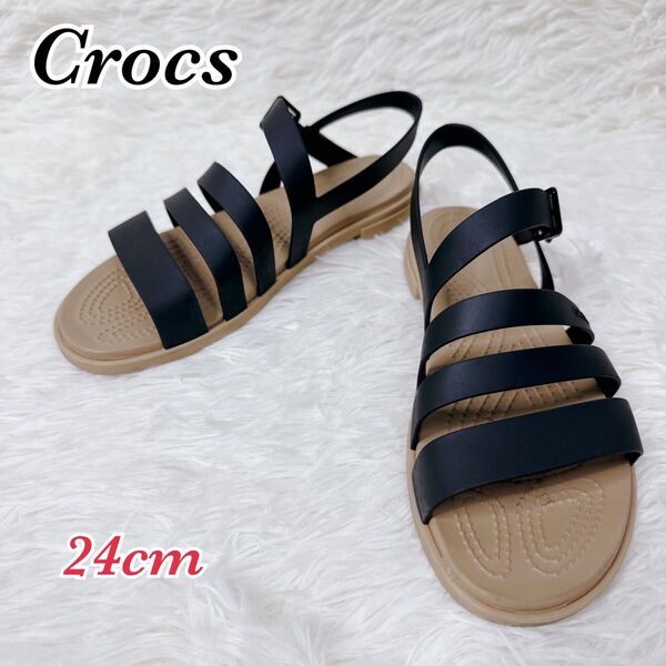 クロックス Crocs Tulum Sandalトゥルム サンダル W8 24