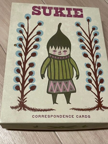 SUKIE CORRESPONDENCE CARDS コラージュ ジャーナル グリーティングカード 北欧雑貨 レターセット スキエ