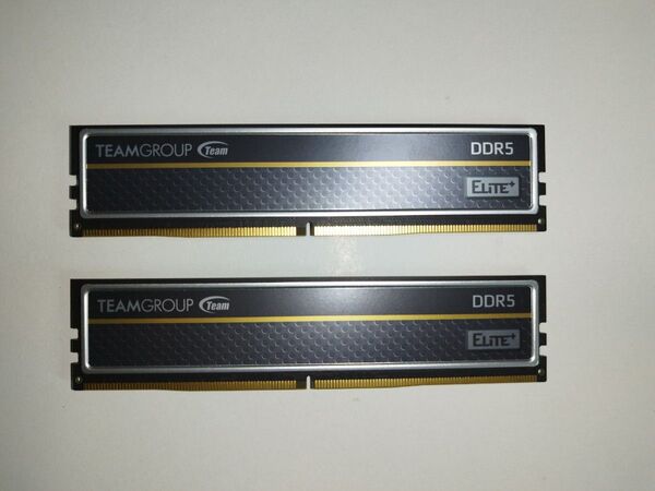 TEAMGROUP DDR5 メモリ5200MHz 2枚セット 16GB×2枚 中古
