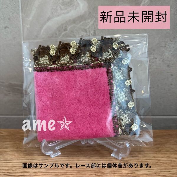 新品 ◎ 近沢レース × マーロウ 限定 コラボ ハンカチ ピンク