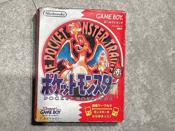 ポケットモンスター 赤 ゲームボーイ ソフト