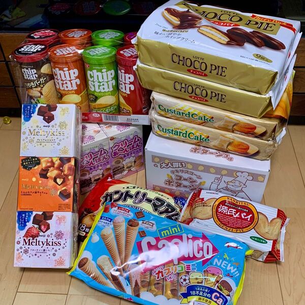 お菓子詰め合わせ お菓子 カントリーマアム チョコ 源氏パイ メルティーキッス キャラメル チップスター カプリコ チョコパイ